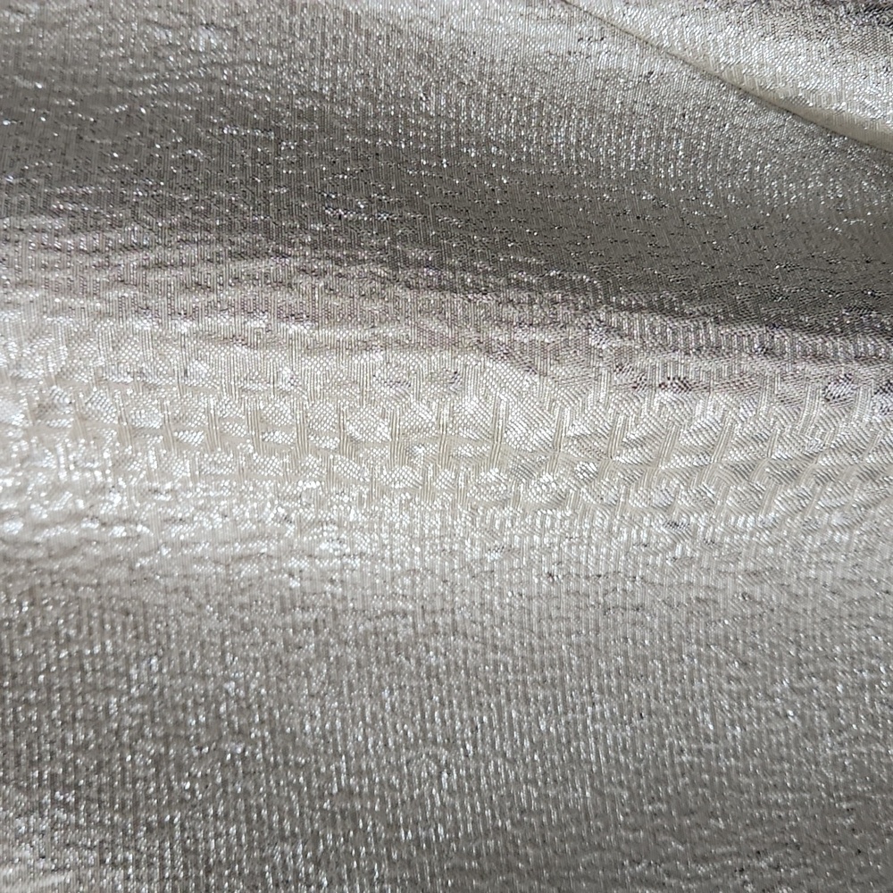 Anne Klein Shimmering Silver A-Line Mini Dress Sz. 16 NWT - Picture 7 of 9
